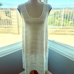 NWT Roxy White Cover Up- Size L